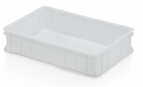 Plastová přepravka cukrářská střední bez víka 26l natur