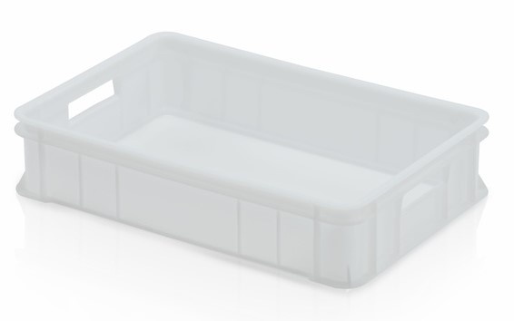 Plastová přepravka cukrářská střední bez víka 26l natur