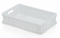 Plastová přepravka cukrářská střední bez víka 26l natur