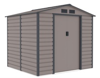 Plechový domek na zahradu G21 GAH 407, šedý
