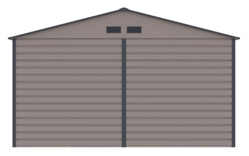 Plechový domek na zahradu G21 GAH 1300, šedý