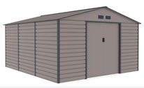 Plechový domek na zahradu G21 GAH 1300, šedý