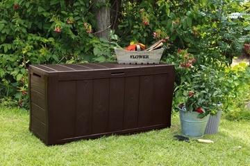 Zahradní úložný box KETER SHERWOOD STORAGE 270l hnědý