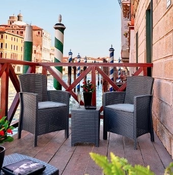 Zahradní set nábytku BICA LIDO TERRACE antracit