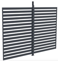 Fixní hliníková lamelová stěna G21 pro pergolu Austin 2,8x2,2 m antracitová
