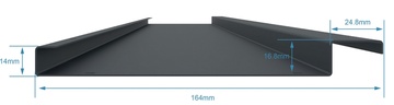 Hliníková Bioklimatická pergola G21 Austin 4x3m, antracitová