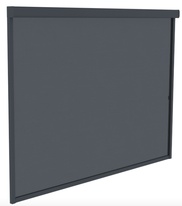 Látková boční markýza G21 pro pergolu Austin 2,8x2 m antracitová