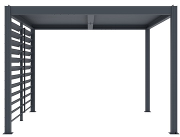 Otočná hliníková lamelová stěna G21 pro pergolu Austin 2,8x2,2 m antracitová