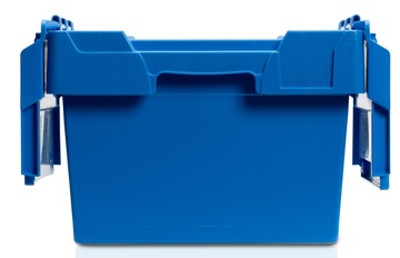 Plastová ALC přepravka 35l modrá s víkem