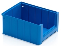 Plastový regálový zásobník 30x23,4x14 cm, modrý