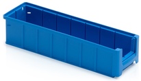 Plastový regálový zásobník 40x11,7x9 cm, modrý