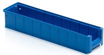 Plastový regálový zásobník 50x11,7x9 cm, modrý