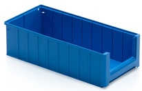 Plastový regálový zásobník 50x23,4x14 cm, modrý