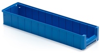 Plastový regálový zásobník 60x15,6x9 cm, modrý