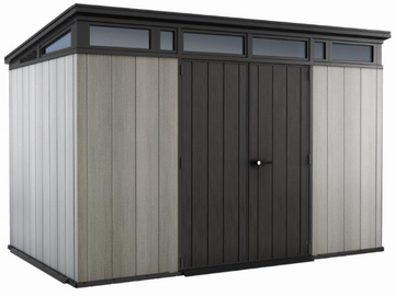 Plastový zahradní domek KETER ARTISAN 11x7 šedý/antracit s podlahou