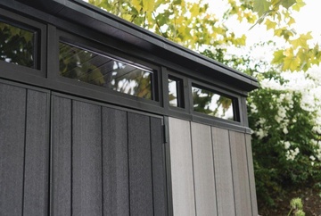Plastový zahradní domek KETER ARTISAN 11x7 šedý/antracit s podlahou