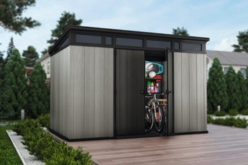 Plastový zahradní domek KETER ARTISAN 11x7 šedý/antracit s podlahou