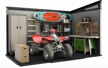 Plastový zahradní domek KETER ARTISAN 11x7 šedý/antracit s podlahou