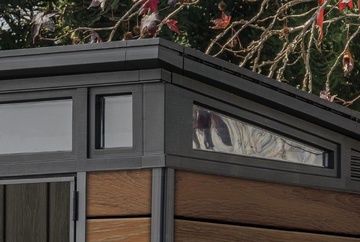 Plastový zahradní domek KETER PENT Signature Walnut 11x7 hnědý s podlahou