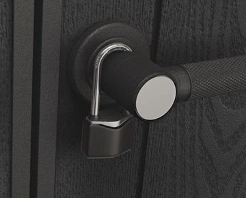 Plastový zahradní domek KETER PENT Signature Vertical 7x7 šedý s podlahou