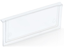Čelní držák štítků pro regálové boxy 156x90 mm