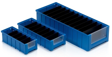 Čelní držák štítků pro regálové boxy 234x90 mm