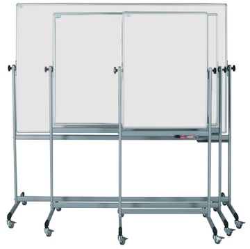 Keramická tabule pro popis fixem EkoTAB, pojízdná 150x100 cm
