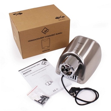 Vysoušeč rukou Jet Dryer BOOSTER stříbrný
