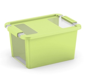 Plastový úložný box KETER Bi Box L s víkem 40l, zelený