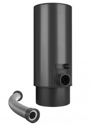 Sběrač dešťové vody KJG s hadicí hliník barevný, automatický, průměr 100 mm