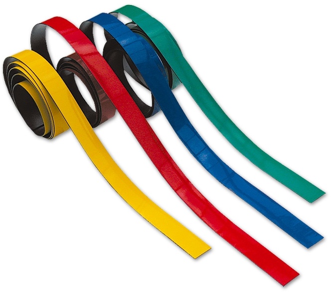 Magnetické pásky na tabule - sada 4 ks
