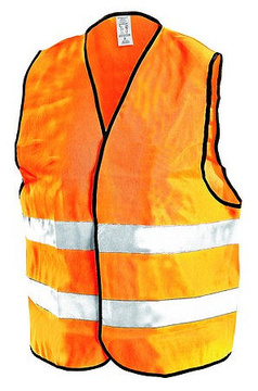 Reflexní výstražná vesta CXS GUSTAV oranžová L/XL