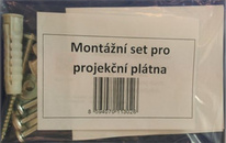 Montážní set pro projekční plátna
