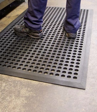 Průmyslová rohož COBA Worksafe černá 0,9 x 1,5m