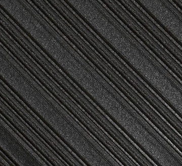 Průmyslová protiúnavová rohož COBA Orthomat Ribbed černá 0,9m x bm
