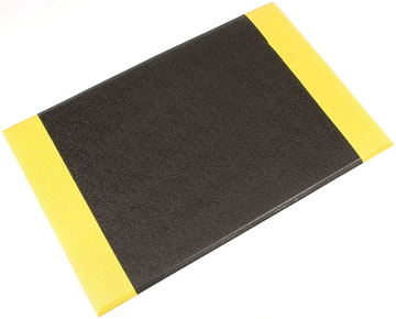 Průmyslová protiúnavová rohož COBA Orthomat Safety černo-žlutá 0,9 x 1,5m