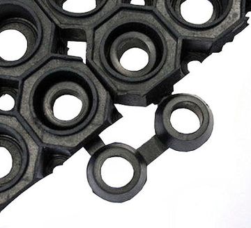 Vstupní čistící rohožka - COBA Ringmat Honeycomb černá 0,8 m x 1,2 m