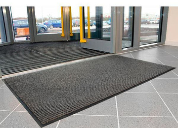 Vnitřní textilní rohož COBA Toughrib šedá 0,8 m x 1,2 m
