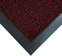Vstupní rohož COBA Vyna-Plush černo-červená 0,9 m x 1,2 m