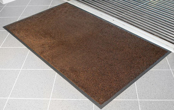 Vstupní čistící rohož COBAwash černo-hnědá 0,85 m x 1,5 m