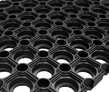 Spojka rohože COBA Ringmat černá 70x70 mm