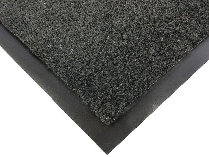 Vnitřní čistící rohož COBA Entra-Plush šedá 1,2 m x 1,8 m