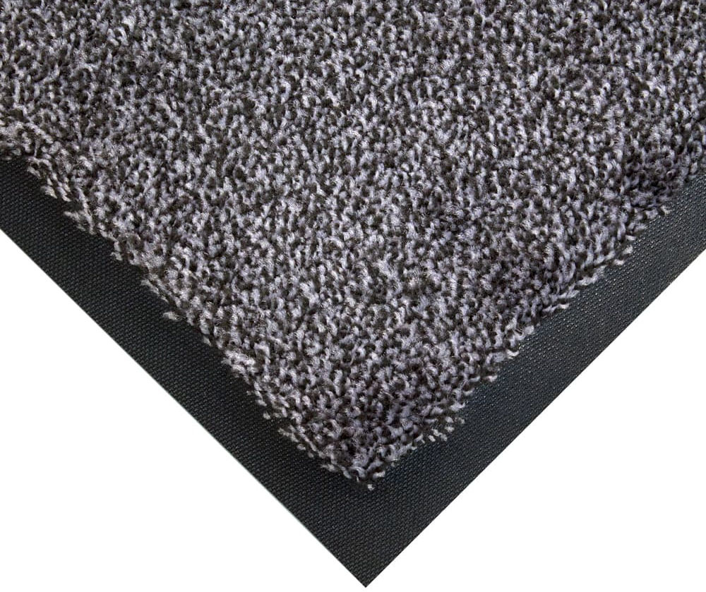 Vstupní čistící rohož COBAwash černo-ocelová 0,85 m x 1,2 m