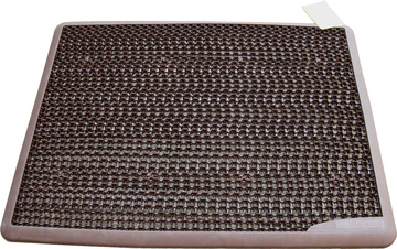 Rohožka plastová Step on 430x560 mm hnědá