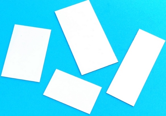 Magnetický štítek 30x50mm bílý