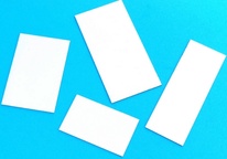 Magnetický štítek 40x80mm bílý