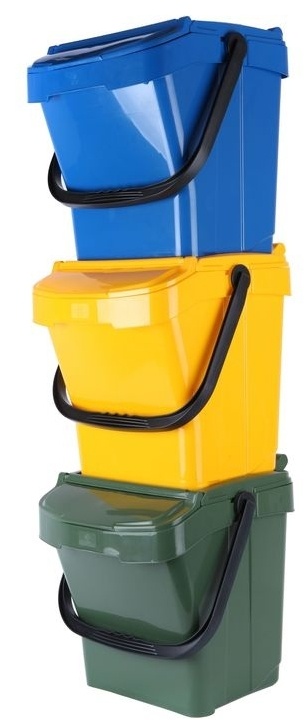 Odpadkový koš Urba Plus 40 l - sestava