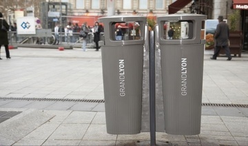 Venkovní odpadkový koš ATRIUM 50l šedý