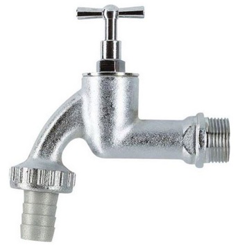 Chromový výpustný kohout 3/4", bez šroubení