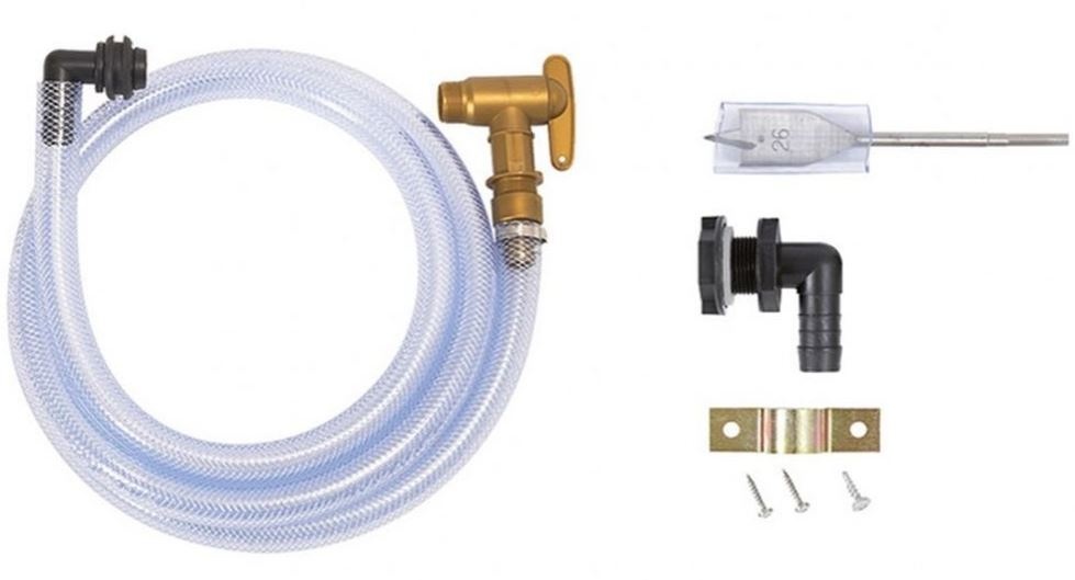 Výdejní hadice 3/4",  2,1m s kohoutem